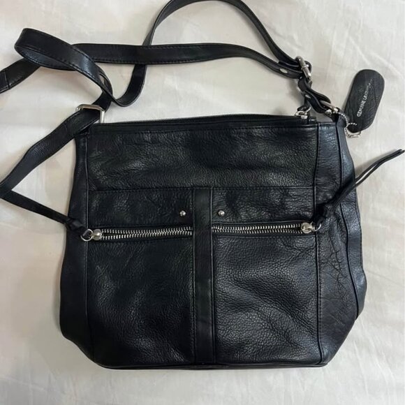 Black genuine leather purse from Great American LEatherworks - Picture 1 of 8